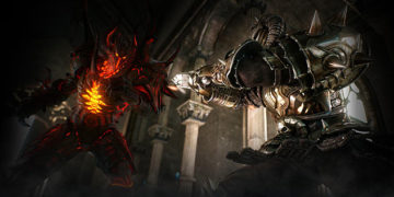 CJ E & M 的最新游戏《 RAVEN 》感觉有点像 《 Infinity Blade 》