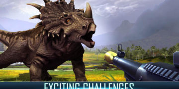《 Dino Hunter: Deadly Shores 》手机里最新免费恐龙狩猎游戏