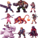 超棒的 2D Sprites ！ FFVII 和 Monster Hunter 都有！