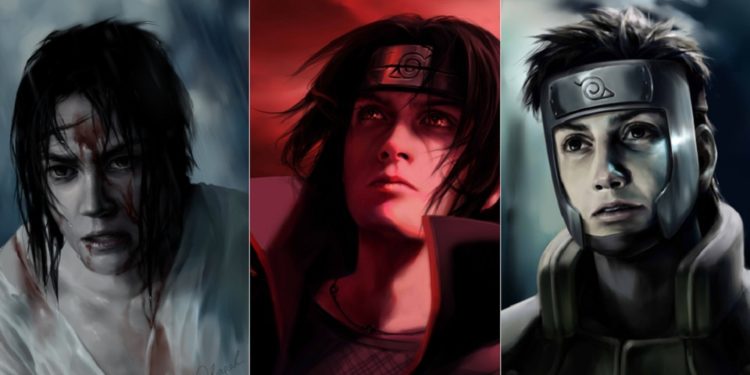 画家将 Naruto 角色黑暗化
