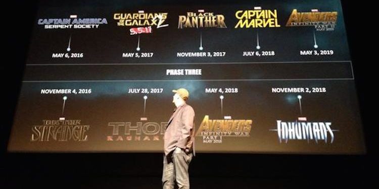Marvel 宣布了 9 部 Superhero 电影