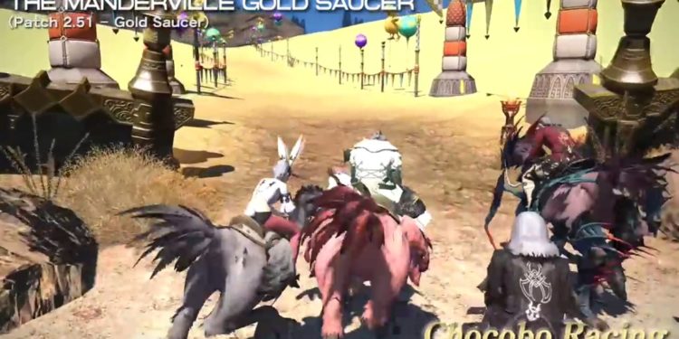 Final Fantasy XIV: A Realm Reborn Patch 2.5 将可以玩  Chocobo Racing 哦！