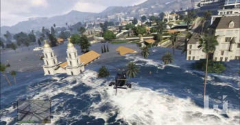 海啸进攻 GTA V! Los Santos 变成海底世界