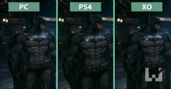 Batman Arkham Knight 画质对比