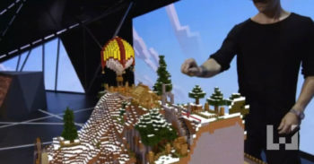 Microsoft Hololens 让你在桌子上玩 Minecraft