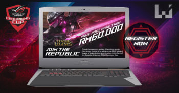 League of Legends ROG Champions Cup 奖金总值 RM 60,000!