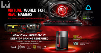 MSI 全球首台支持眼动追踪科技 ！推出支援 VR 的 Desktop 和 Gaming Notebook ！