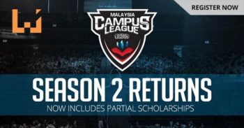 Garena 将在 Malaysia Campus League (MYCL) 颁发价值 RM 30,000 部分奖学金给高校赛区冠军