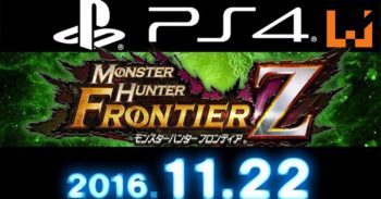 《 Monster Hunter Frontier Z 》宣布首次登陆 PlayStation 4 平台