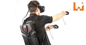MSI 在 TGS 上发布最新型 VR 背包电脑 — VR One ！ VR 游戏想在哪玩就在哪玩
