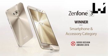 Asus Zenfone 3 荣获 2016 年 Good Design Award ！