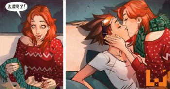 公布《 Overwatch 》最新漫画 ！Tracer 猎空竟然是同性恋！