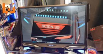 E-Blue 在 CES 2017 上宣布即将推出结合显示器和主机的电脑 — SCION 32！玩游戏也能如此酷炫！