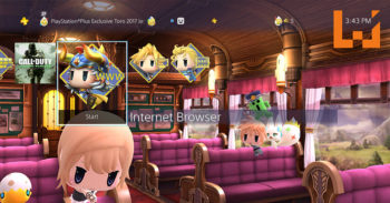 《 World of Final Fantasy 》免费限时 PS4 主题开放下载 ! 萌翻你的 PS4 吧 ！