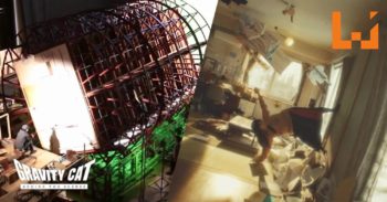 《 Gravity Rush 2 》真人宣传影片制作过程！真的整间房子倒过来啦！