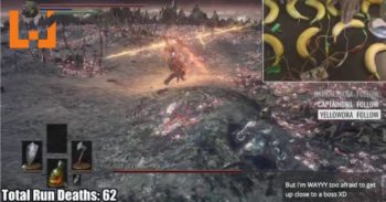 挑战极限！神人用香蕉来玩《Dark Souls 3》 操作还很流利还通关了？