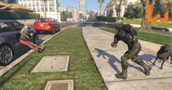 神人把《Crysis》Mod加入《GTA V》！老麦化身纳米战士！