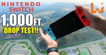 Nintendo Switch从1000英尺高空掉落会怎样？结果肯定让你惊呆！