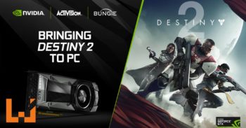 只要购买GeForce GTX 1080显卡 NVIDIA就送你免费的《Destiny 2》！