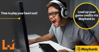 Maybank2u支援游戏线上充值！可充值MolPoints、MyCard及Steam Wallet！