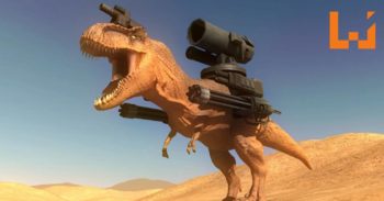 竟然可以在恐龙身上装大炮？！一款疯狂又好笑的模拟游戏—《Beast Battle Simulator》！