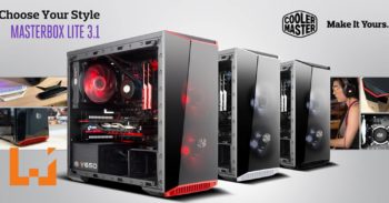 Cooler Master正式宣布MasterBox Lite 3.1机箱登陆大马！专为外形、自创、功能三合一而设！