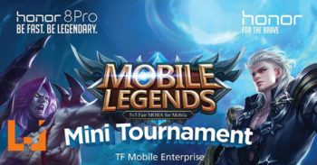 大马Honor举办小型《Mobile Legends》比赛！回馈粉丝们的支持！