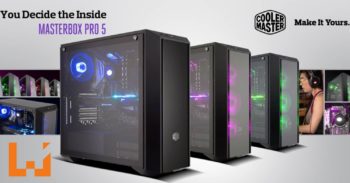 Cooler Master发布MasterBox Pro 5新造型！前面板加入透明钢化玻璃和RGB！