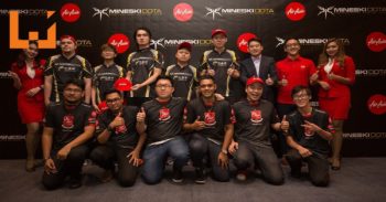 AirAsia公布赞助《Dota 2》Mineski战队！全力支持有才华的电竞玩家们！