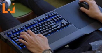 Corsair推出K63无线电竞Lapboard！在沙发上也能吃鸡！