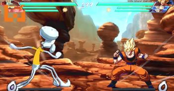 SpongeBob人物乱入《DRAGON BALL FighterZ》！Squidward吊打悟空和Frieza！