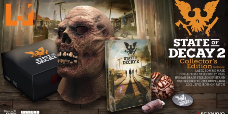 《State of Decay 2》收藏版公布!除了游戏还有一颗僵尸头!