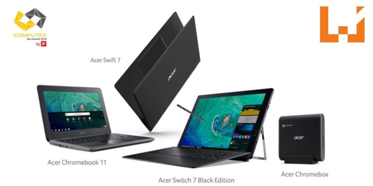 【Computex 2018】Acer产品获得7项大奖！Chromebook 11获得Computex创新设计金奖！