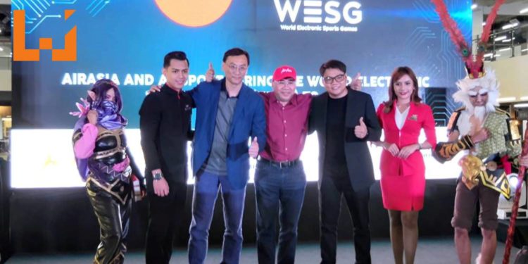 AirAsia正式宣布与Alisports合作成为WESG在Asean的官方航空合作伙伴！