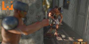 恶搞吃鸡游戏《Cuisine Royale》限时免费领取！平底锅真的是用来挡子弹了！
