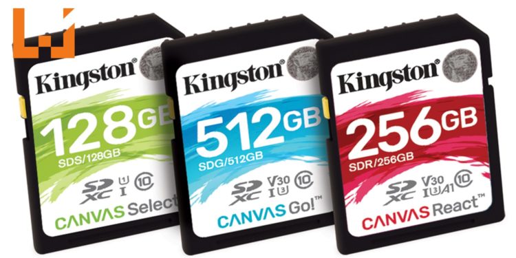 【Computex 2018】Kingston在展区展示新的Canvas系列SD与microSD卡！