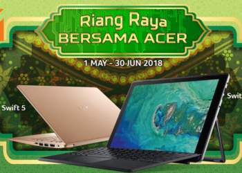 Acer举办开斋节优惠促销！购买指定Acer产品有高达10%折扣以及免费赠品！