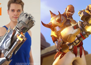 大神DIY《Overwatch》Doomfist拳套！发光 可变形 还冒烟？！