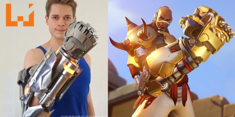 大神DIY《Overwatch》Doomfist拳套！发光 可变形 还冒烟？！