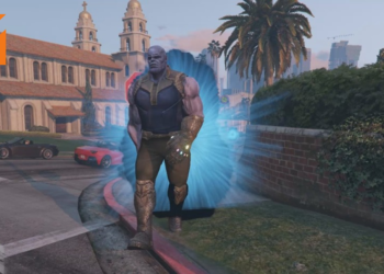 毁灭宇宙！Thanos来到《GTA V》上演Marvel大决战！