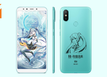 初音未来版本小米6X手机曝光？！治愈系初音绿颜值爆表！