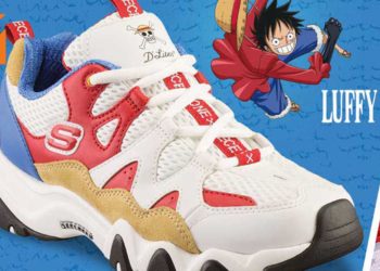 Skechers联合《One Piece》推出一系列运动鞋！穿了就能当海贼王！