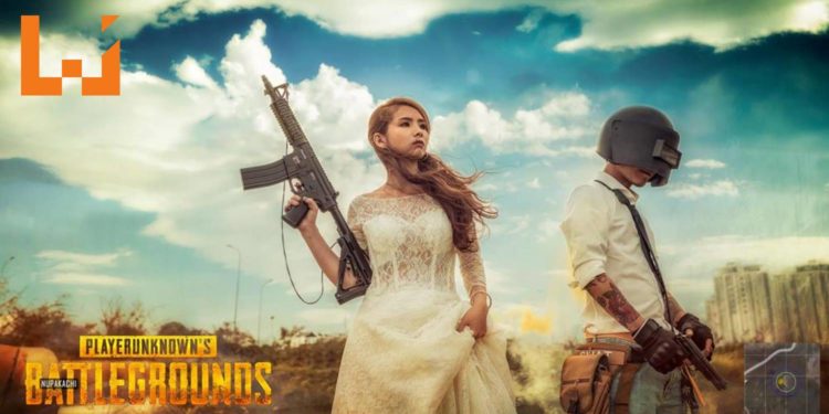 越南新人拍摄《PUBG》系列婚纱照！情侣玩家最理想的婚纱照！