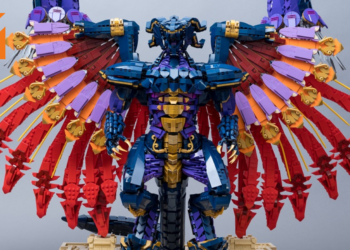 神人以10,000多块LEGO积木制作《Final Fantasy X》的Bahamut！