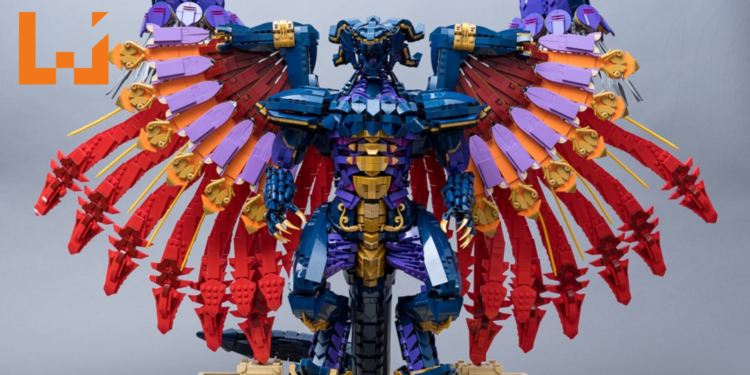 神人以10,000多块LEGO积木制作《Final Fantasy X》的Bahamut！