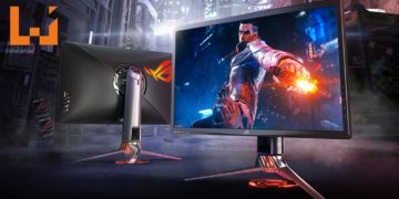 ASUS ROG正式公布新电竞荧幕商品！荧幕背后还可以投影帅气的Logo？！