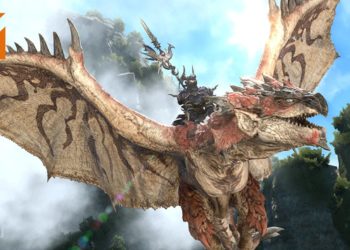 《Final Fantasy XIV》新《Mosnter Hunter》活动在8月开启！乘骑雄火龙翱翔天际！