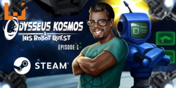 Steam限时免费送《Odysseus Kosmos and his Robot Quest: Episode 1》！在浩瀚的宇宙进行探索！