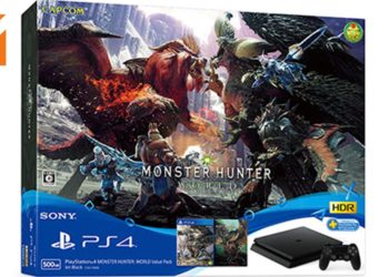 CAPCOM与PlayStation推出《Monster Hunter: World》+PS4主机同捆版！还包含简易攻略本！