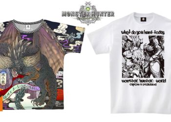 《Monster Hunter：World》新T-shirt即将在日本地区推出！灭尽龙和麒麟设计最鲜艳！